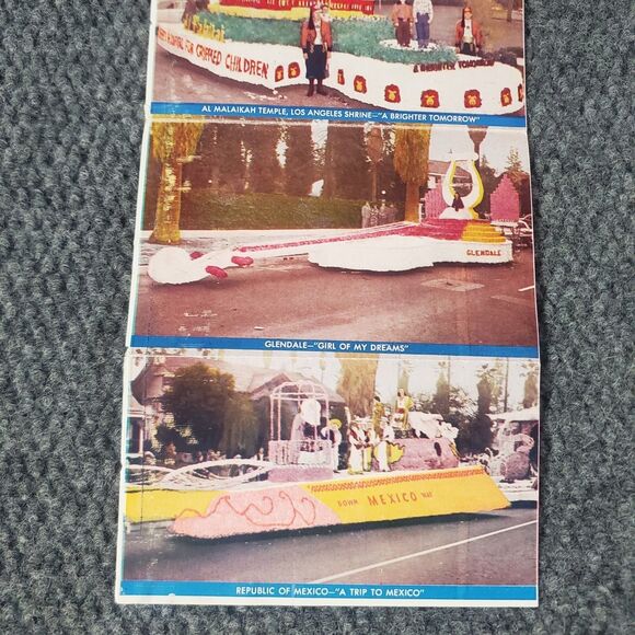Pasadena CA 1952 Tournament of Roses Parade Street Scene Photos Miss Universe - Picture 10 of 11